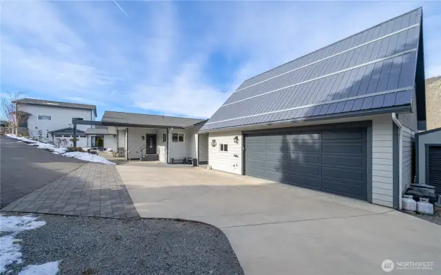 ADU with 2 car garage.