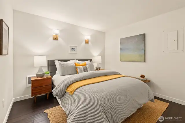 Guest bedroom on main floor. May be non-confirming.