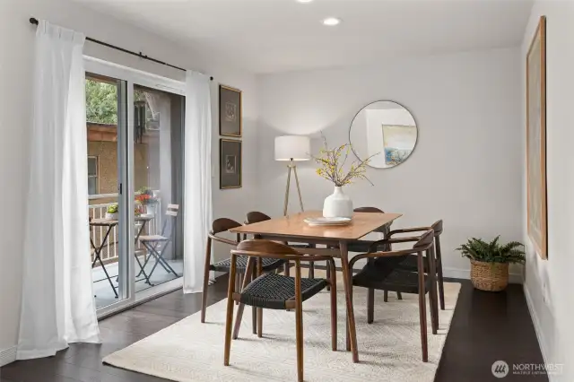 Large dining area for everyday or special gatherings!