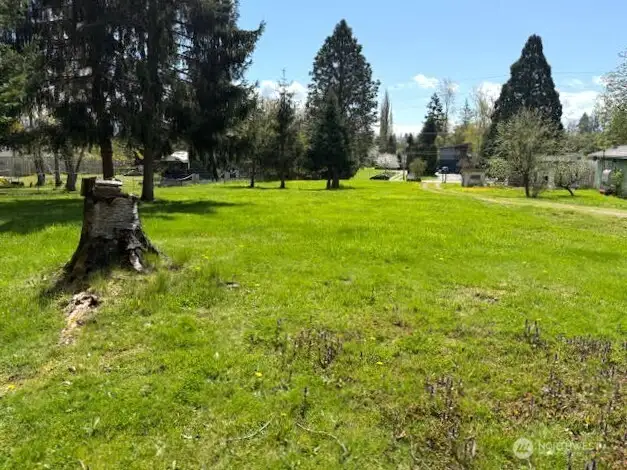 from the back of the property