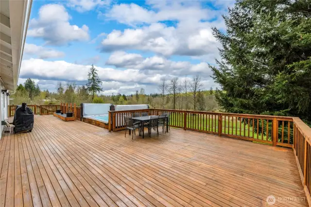 Extra large deck