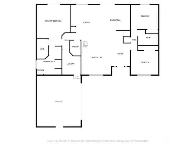 Main house floor plan. Buyer to verify