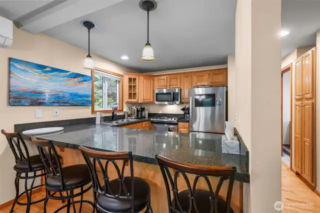 Spacious, eat-in kitchen