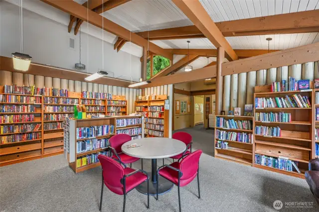 Community supported library for hanging out on a cold day.