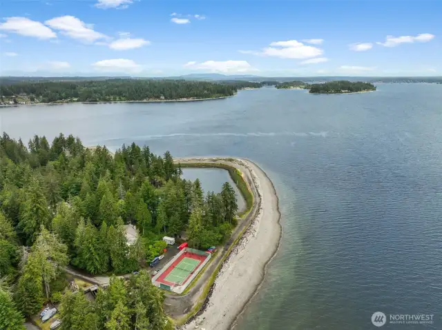 Tennis courts and beaches, oh my!