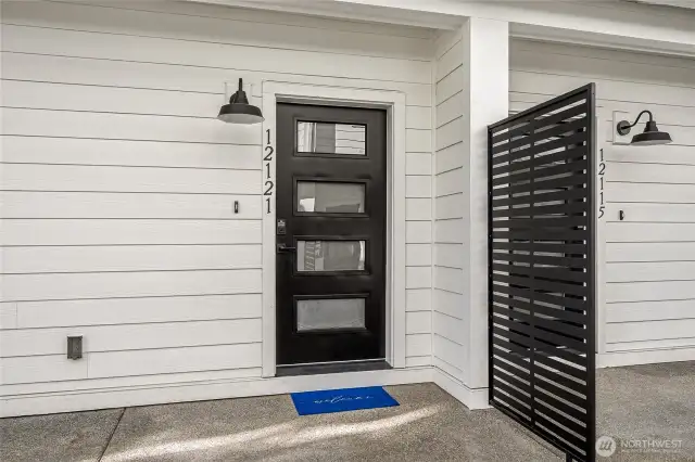Exterior entry Door