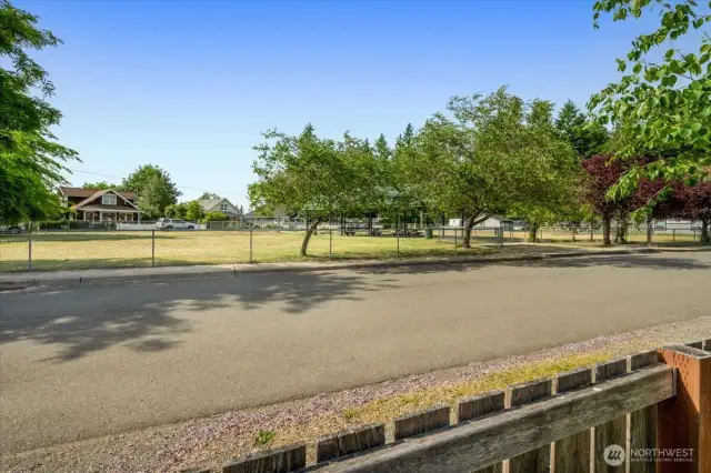 Park across the street
