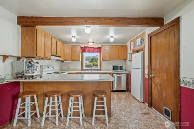 Kitchen with eating space