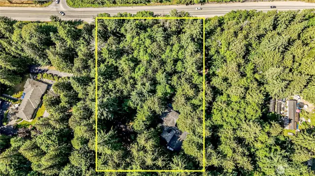 2.3 acres in a beautiful area of parks and water access. Warm Beach is 15 minutes away