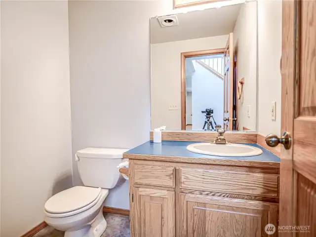 Half bath on main