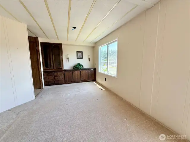 View of the dining area from the living room.