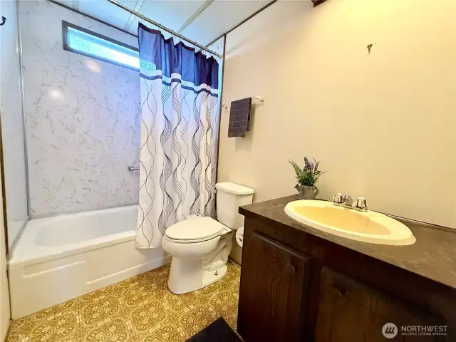 Full hall/guest bathroom.