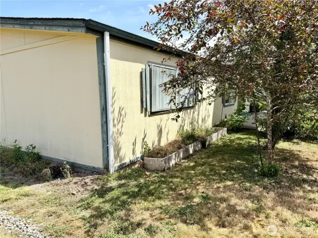 Front patio-side of home