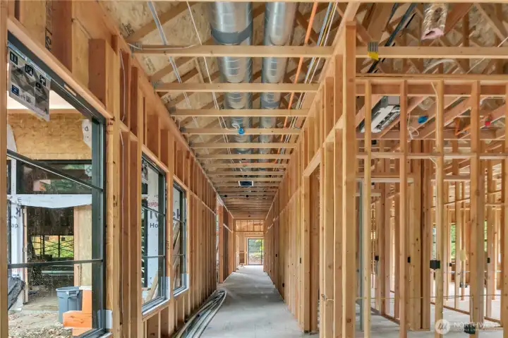 Solid pipe duct work throughout. Home as of 10/23