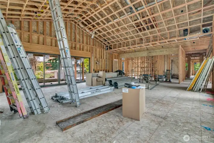 View looking towards the kitchen. Home as of 10/23