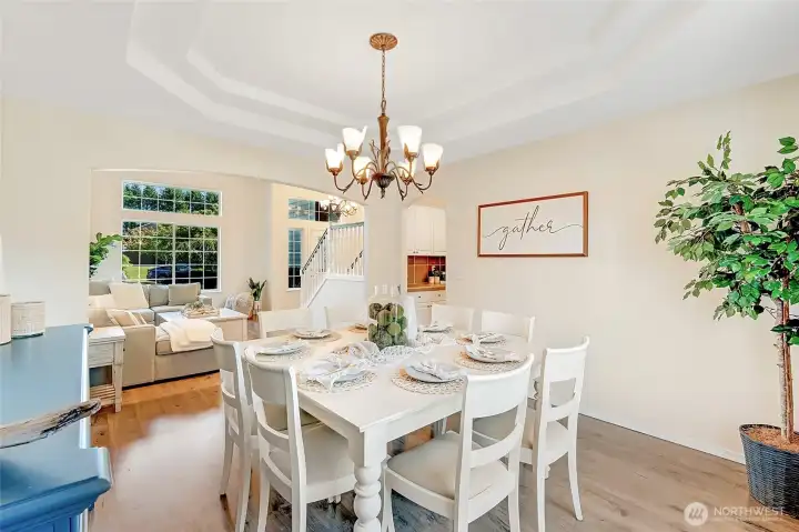 dining room to living room