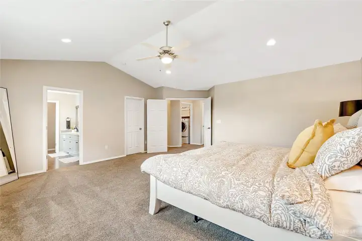 Alternate view of primary bedroom