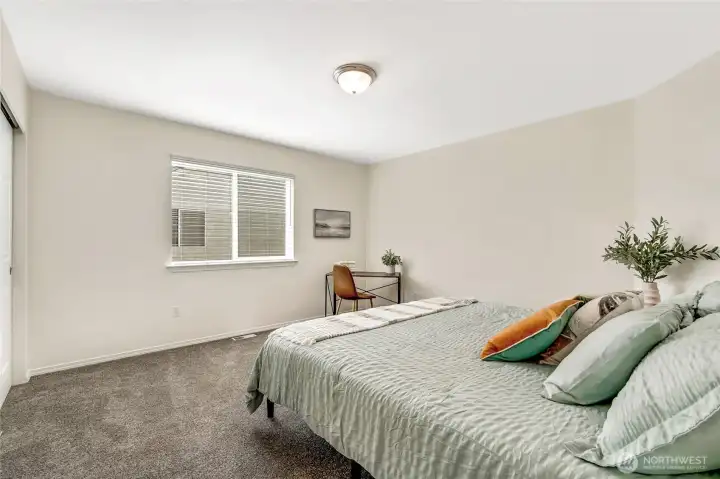 upper level bedroom-this is the largest of the additional rooms