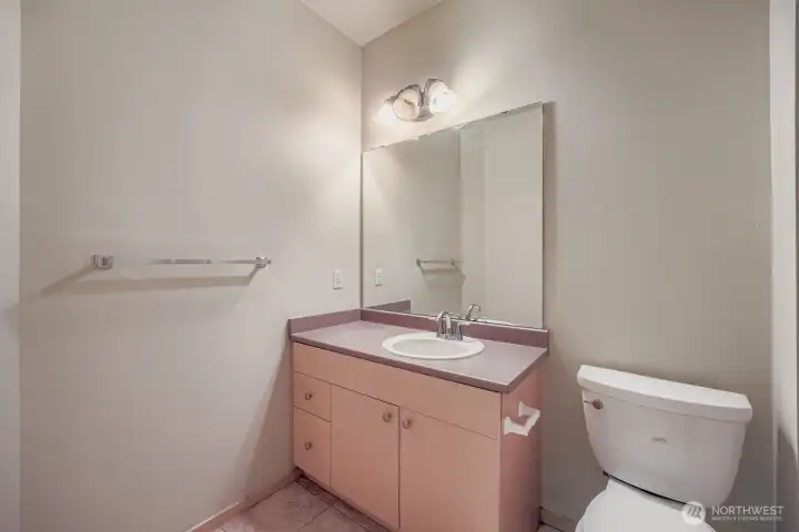 Second full bath offers convenience for guests or shared living.