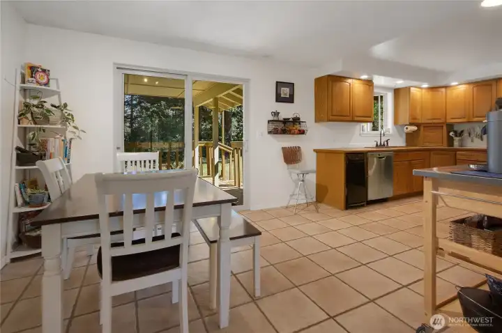 Living Room opens to dining area and kitchen