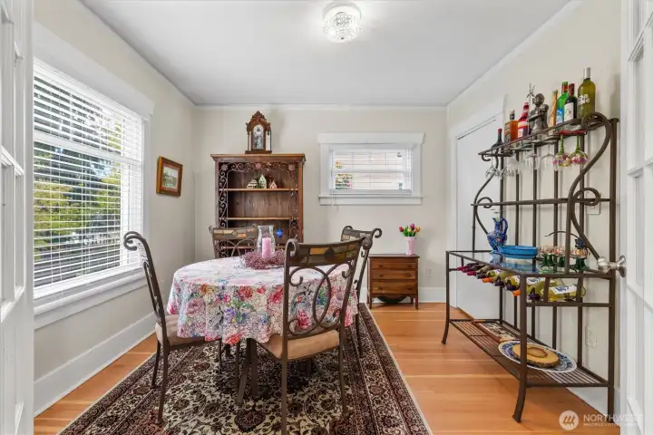 Dining room- can also be converted to bedroom.