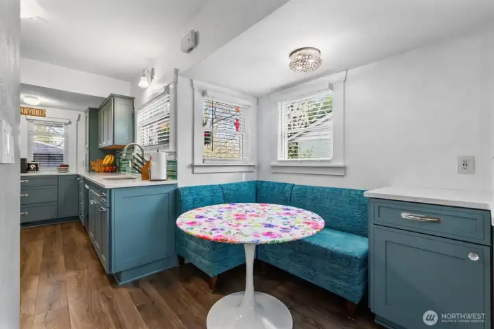 Eating area in kitchen