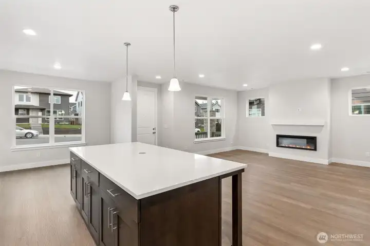 Photos are of the actual home.