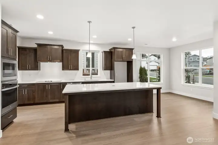 Photos are of the actual home.