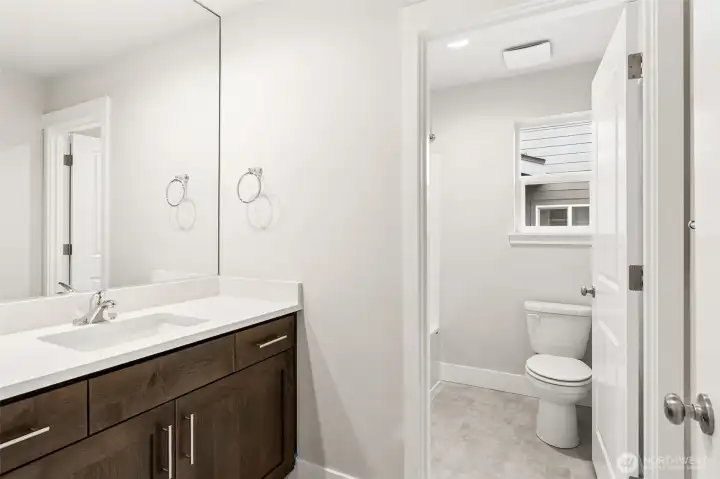 Photos are of the actual home.