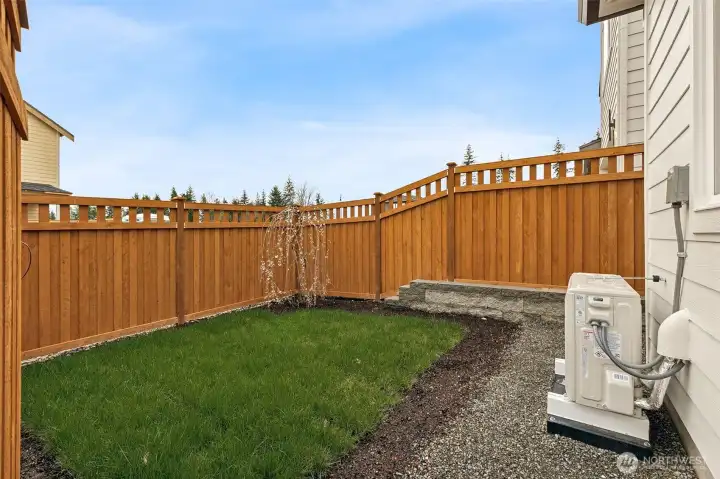 Photos are of the actual home.