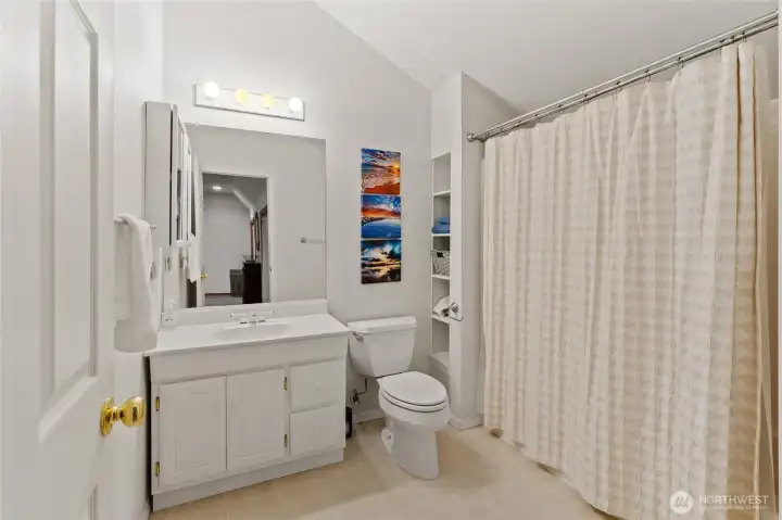 Full bath in second suite.