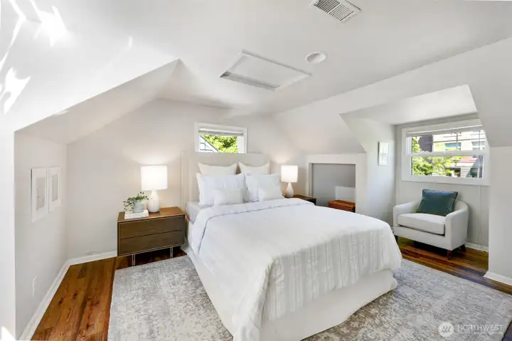 Upper bedroom.