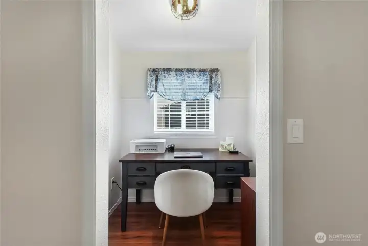 Cozy work from home space Cozy work from home space