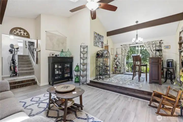 Living and dining room