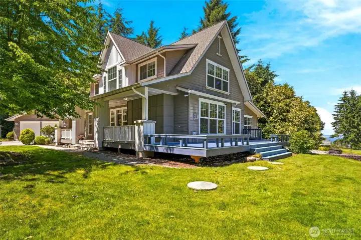 Enjoy your views all year-round with the expansive wrap-around deck and porch.
