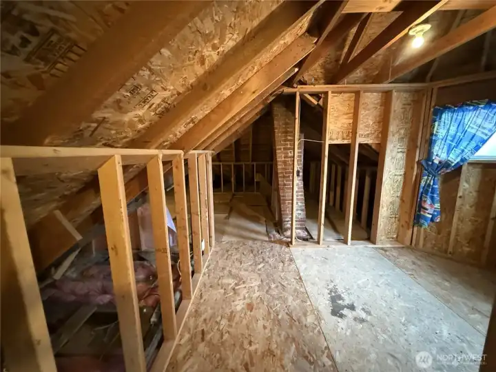 The Attic had been intended to become a second primary suite