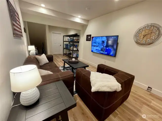 bonus room on ground level