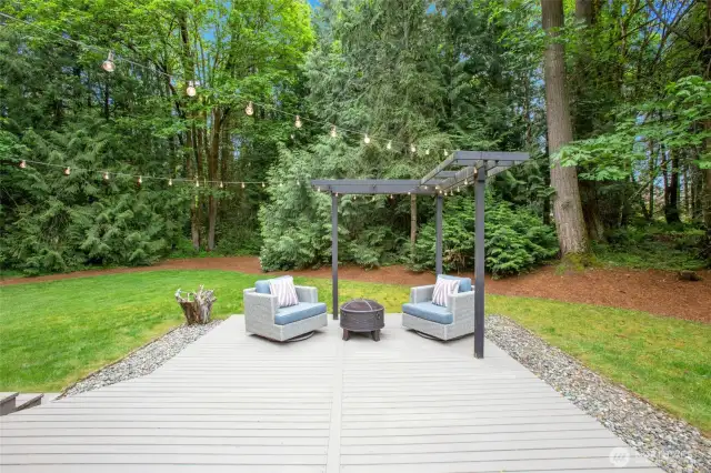 Expansive deck offers the perfect place to barbeque & enjoy the peaceful & quiet outdoors.