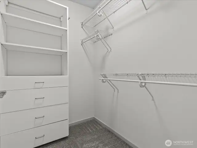 primary walk-in closet