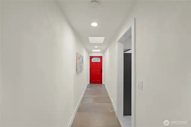 ADA ramp entry to the house, AFH compliant, Lots of natural daylight / Hallway