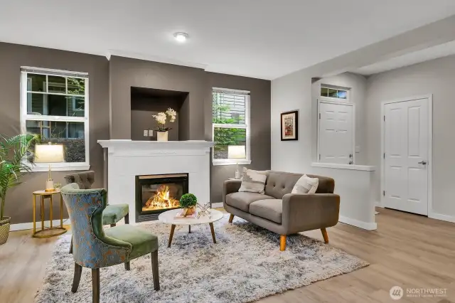 Spacious living room