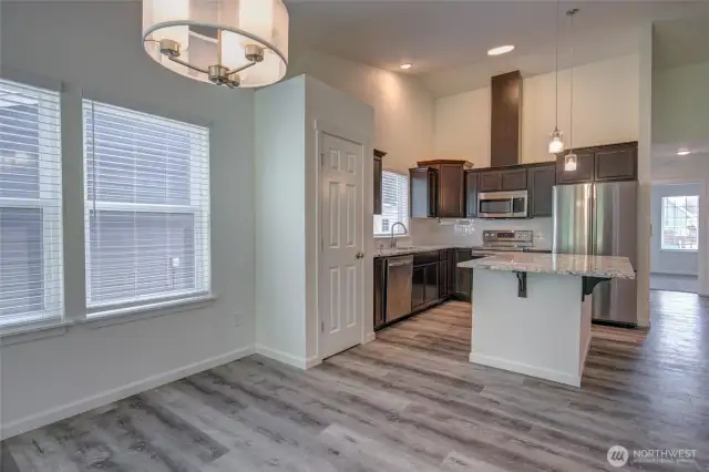 Dining room, off of the kitchen.