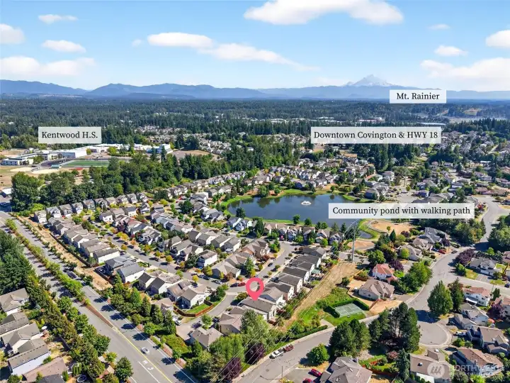 Prime Covington location near Costco, Fred Meyer, Home Depot, Walmart, Safeway, Homegoods, as well as restaurants, shops, everyday amenities, schools, and parks (e.g. Covington Community Park).