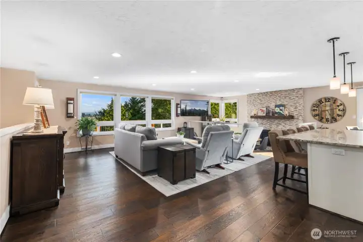 Step inside to discover a light filled, open-concept layout.
