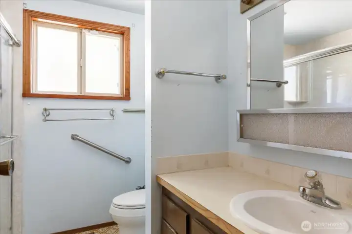 3/4 bathroom