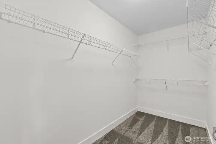 Primary walk-in closet