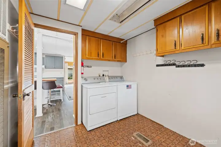 Large utility room.