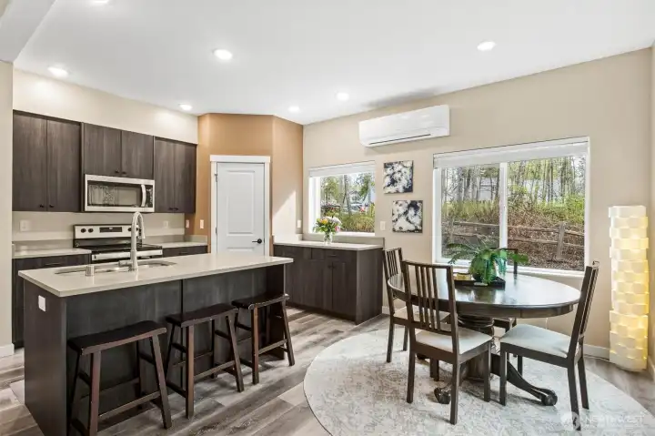 Gorgeous kitchen with walk-in pantry.