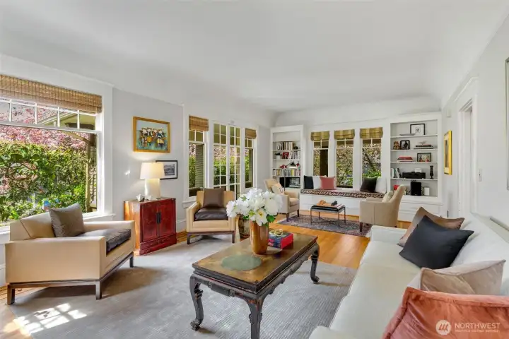 Expansive living room.