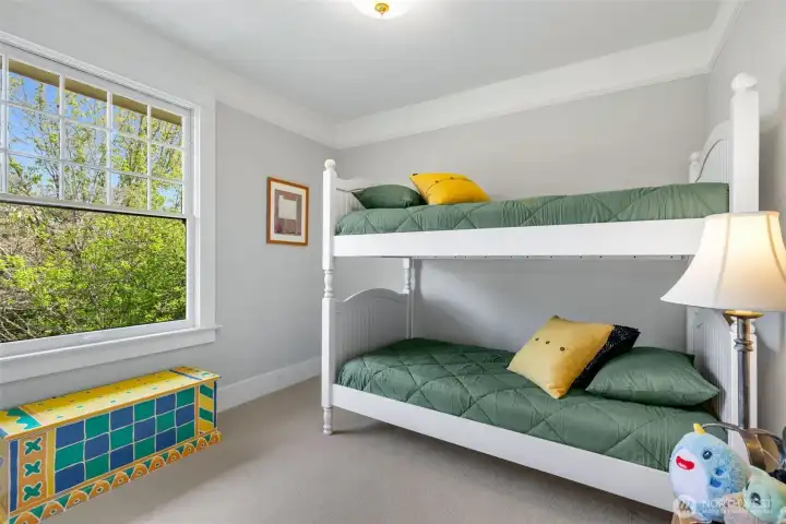 Fourth bedroom with walk-in closet.